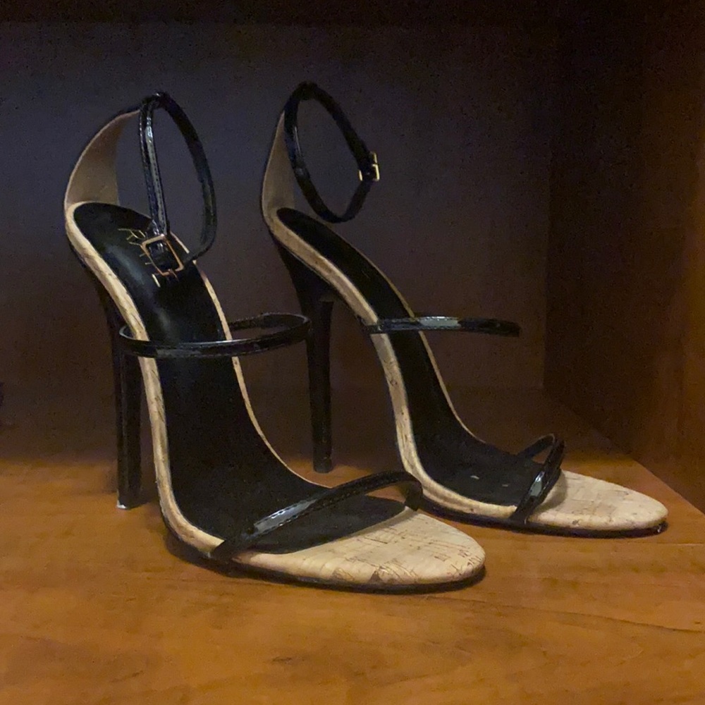 Raye strappy stiletto heels from Revolve